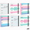 Ringmap Mariola CARPEBLOCK Multicolour 32 x 26 x 5 cm (10 Stuks)