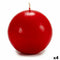 Kaars Rood Was 10 x 10 x 10 cm (4 Stuks)