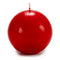 Kaars Rood Was 10 x 10 x 10 cm (4 Stuks)