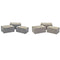 Basket spelset DKD Home Decor 40,5 x 28 x 18 cm Polyester (2 Stuks)