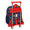 Schoolrugzak met Wielen Mickey Mouse Clubhouse Only one Marineblauw (28 x 34 x 10 cm)