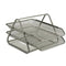 Classificatiebak Rooster Zilverkleurig Metaal 35,5 x 27,5 x 21 cm (6 Stuks)