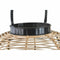 Bureaulamp DKD Home Decor Zwart Metaal Bruin Bamboe (34 x 34 x 56 cm)