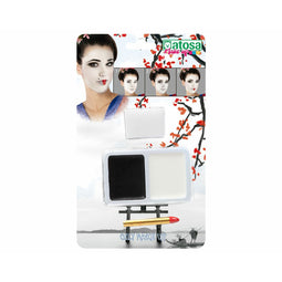 Make-up Rood Wit/Zwart Volwassen