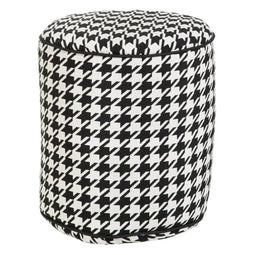 Poef Polyester 45 x 45 x 45 cm 100% katoen Pied-de-poule