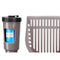 Stofblik Antraciet Plastic 28 x 7 x 12,5 cm Huisdieren Zakdispenser (12 Stuks)