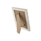 Fotolijsten Home ESPRIT Wit Natuurlijk Kristal polyestyreen Scandinavisch 19,5 x 2 x 24,5 cm (2 S...
