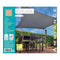 Zonnetent Ambiance Plastic Zand 5 x 5 m