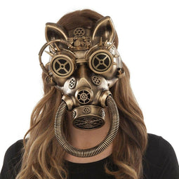 Masker My Other Me Cat Koper Steampunk