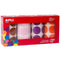 Stickerset Apli Gomets 4 Onderdelen Multicolour Cirkelvormig