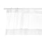 Douchegordijn 180 x 180 cm Transparant Wit Plastic PEVA (12 Stuks)