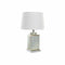 Bureaulamp DKD Home Decor Mozaïek Porselein Gouden Polyester Munt 220 V 60 W (35 x 35 x 57 cm)