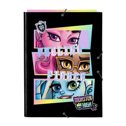 Map Monster High Creep Zwart A4