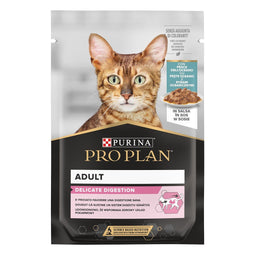 PURINA Pro Plan Delicate Kalkoen Vis Multipack - natvoer voor katten - 10x85 g