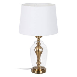 Bureaulamp 33 x 33 x 58 cm Synthetisch materiaal Gouden Metaal