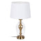 Bureaulamp 33 x 33 x 58 cm Synthetisch materiaal Gouden Metaal