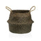 Decoratieve Mand Versa Zwart Zeealgen Ø 28 cm