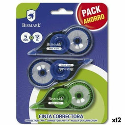 Correctietape Bismark Blauw Groen 5 mm 12 m (12 Stuks)