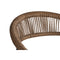 Kruk Home ESPRIT Bruin Zwart Aluminium Rotan 52 x 55 x 105 cm