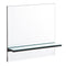 Wandspiegel 45 x 11 x 45 cm Kristal Zilver DMF