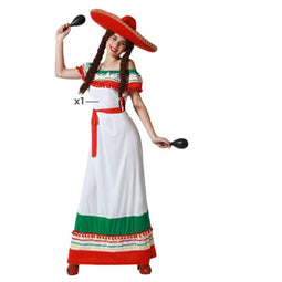 Kostuum Mexicaanse Multicolour Maat XS/S