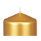 Kaars Gouden 7 x 20 x 7 cm (12 Stuks)