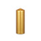 Kaars Gouden 7 x 20 x 7 cm (12 Stuks)