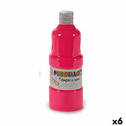 Tempera Roze 400 ml (6 Stuks)