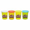 Plasticine Spel Colores Silvestres Play-Doh E4867ES0 (4 pcs)