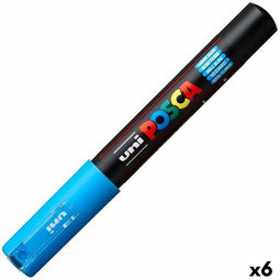 Markeerstift POSCA PC-1M Licht Blauw 6 Stuks