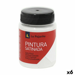 Gematigd La Pajarita L-21 6 Onderdelen Wit School Gesatineerd