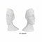 Bokstöd DKD Home Decor Hars Modern Gezicht 22 x 17 x 24 cm