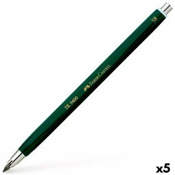 Vulpotlood Faber-Castell Tk 9400 3 3,15 mm Groen (5 Stuks)