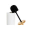 Toiletborstel DKD Home Decor Natuurlijk Wit Keramiek (10 x 10 x 38 cm)