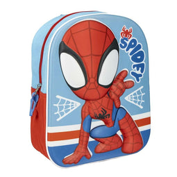 3D-Kinderrugzak Spidey Blauw Rood 25 x 31 x 1 cm