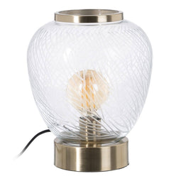 Bureaulamp Kristal Metaal 22 x 22 x 31 cm