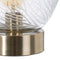 Bureaulamp Kristal Metaal 22 x 22 x 31 cm
