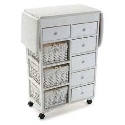 Gemakkelijk verplaatsbare meubels Versa Hout (32 x 84 x 121 cm)