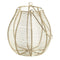 Lykta Kaarshouder Gouden Ijzer Lykta 18 x 18 x 24 cm