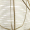 Lykta Kaarshouder Gouden Ijzer Lykta 18 x 18 x 24 cm