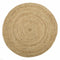 Tapijt 180 x 180 x 1 cm Natuurlijk Jute
