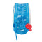 Pennenetui met 2 vakken Los Pitufos Blauw 21 x 8 x 6 cm
