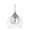 Plafondlamp Kristal Grijs Metaal 30 x 30 x 50 cm