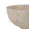 Kom 33 x 33 x 14,5 cm Wit Parelmoer