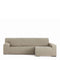 Hoes voor chaise longue met lange armleuning rechts Eysa TROYA Lichtbruin 170 x 110 x 310 cm