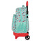 Schoolrugzak met Wielen Hello Kitty Sea lovers Turkoois 33 X 45 X 22 cm