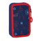 Dubbele etui Spider-Man Neon Marineblauw 12.5 x 19.5 x 4 cm (28 Onderdelen)