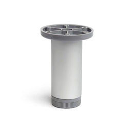 Voeten Rei 405 Cilindrisch Ø 3,9 x 10 cm Zilverkleurig Aluminium Modern