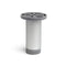 Voeten Rei 405 Cilindrisch Ø 3,9 x 10 cm Zilverkleurig Aluminium Modern