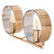 Muurlamp 50 x 14 x 41,6 cm Kristal Gouden Metaal